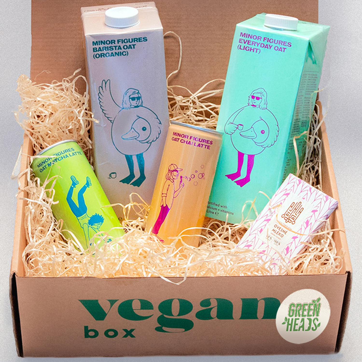 minor figures green heads veganbox minor figures